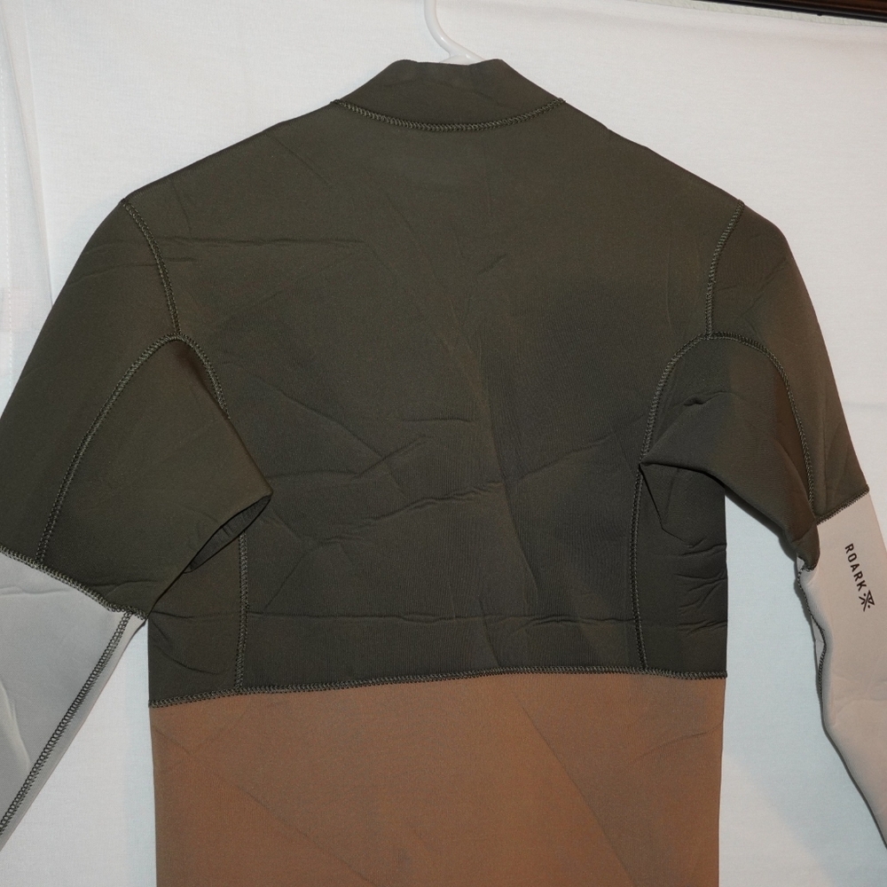 Roark Revival PRIVATEER WETSUIT JACKET Green Brown Size Womens SMALL - Picture 9 of 10